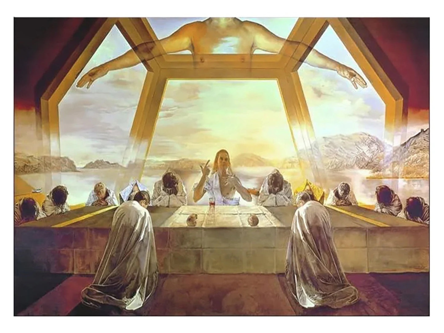 Kunstdruck Salvador Dali - La Cene 80x60cm