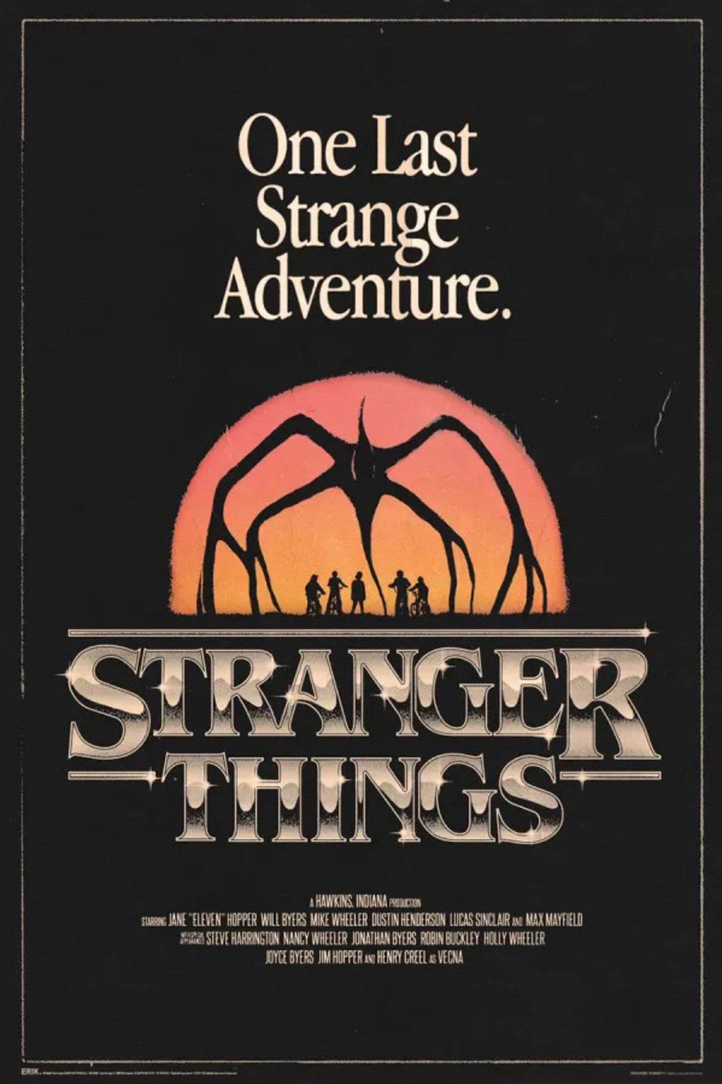Poster Stranger Things - S5 - One last Adventure 61x91,5cm