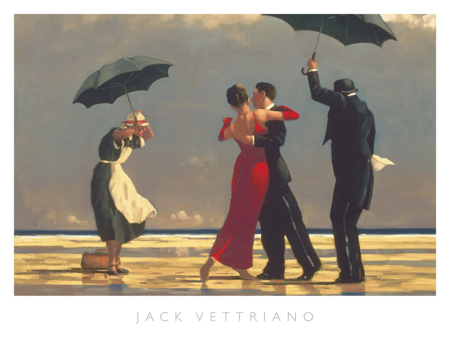 Kunstdruck Jack Vettriano - The Singing Butler 80x60cm