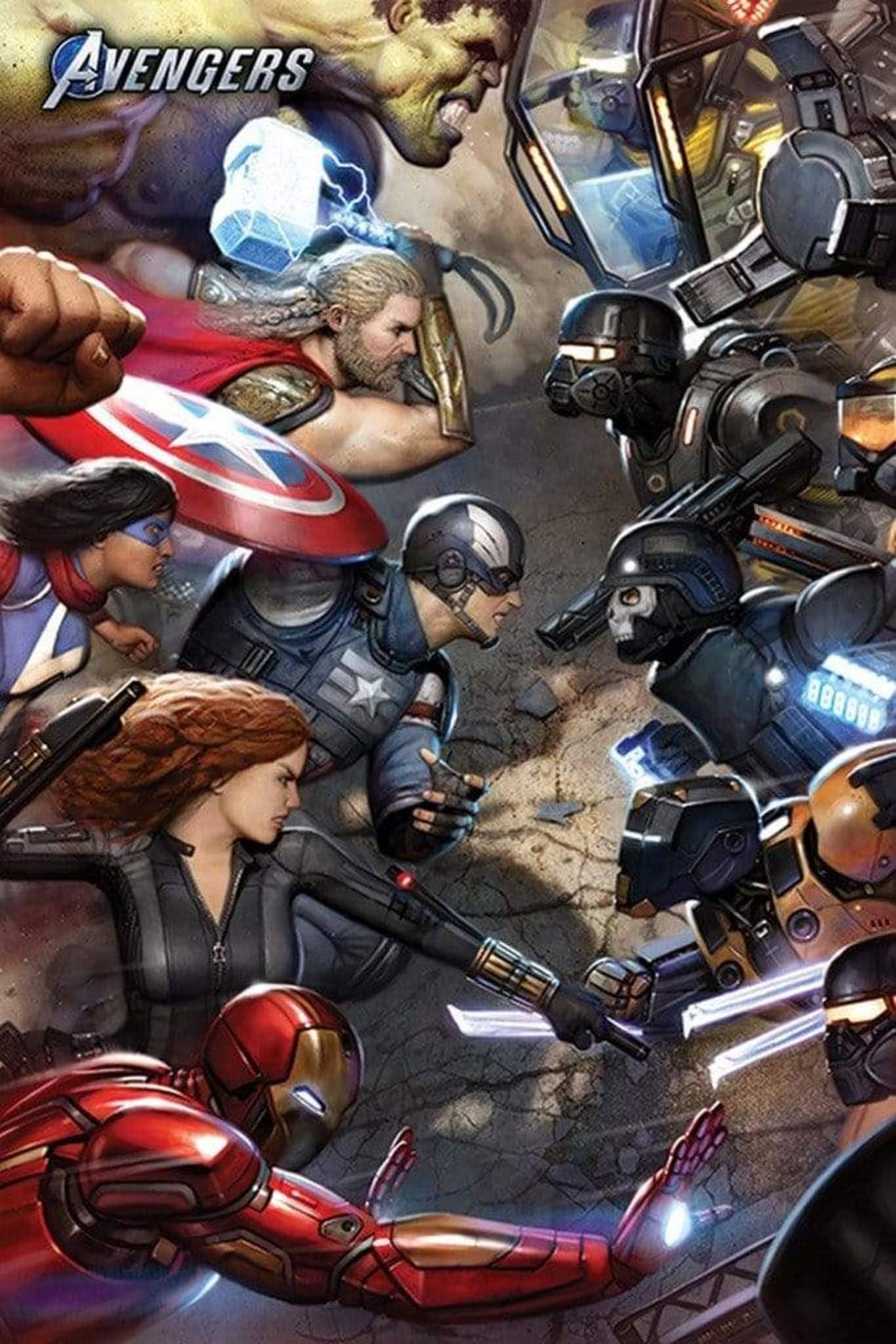 Poster Avengers - Gamerverse Face Off 61x91,5cm