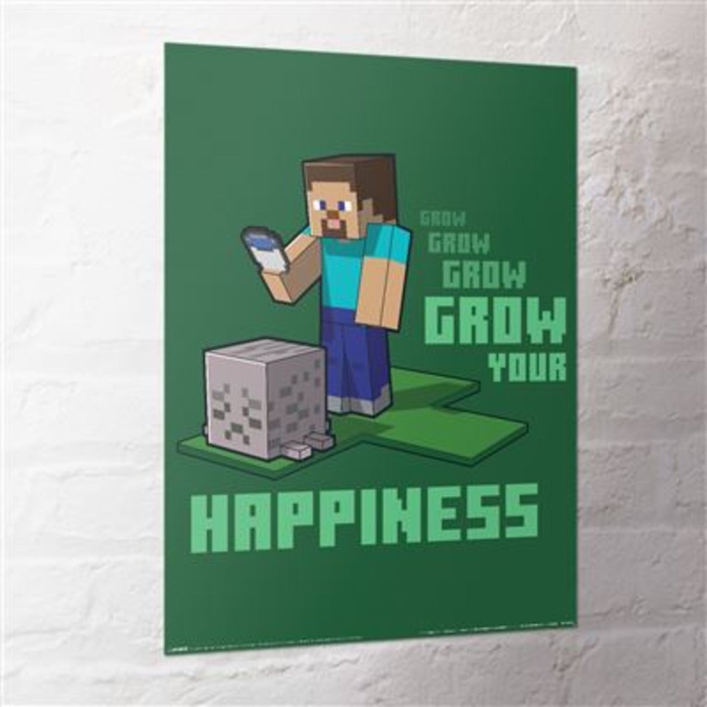 Poster Minecraft - Grow Your Happinenss 40x50cm
