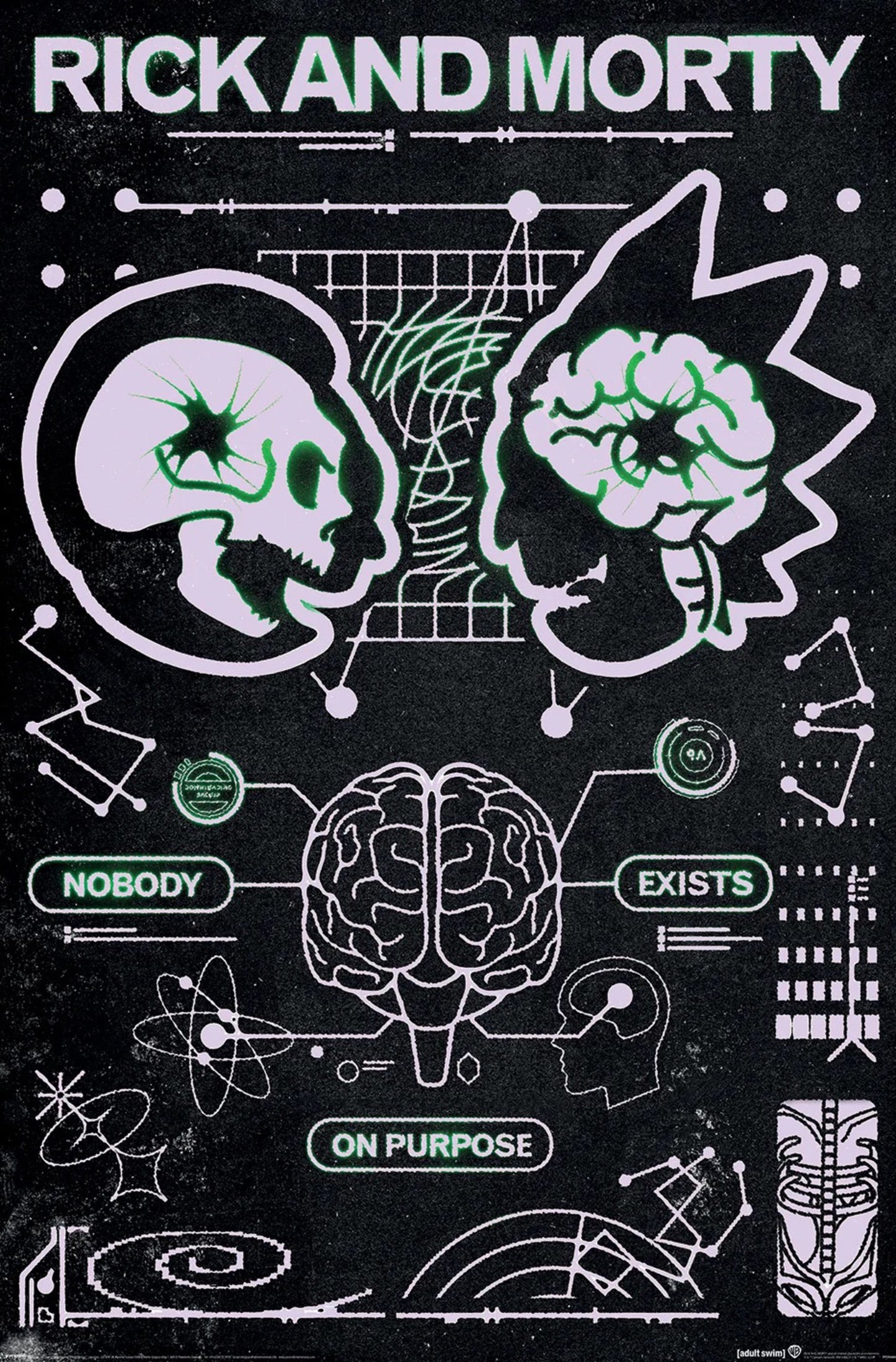 Poster Rick and Morty - Classrickal 61x91,5cm