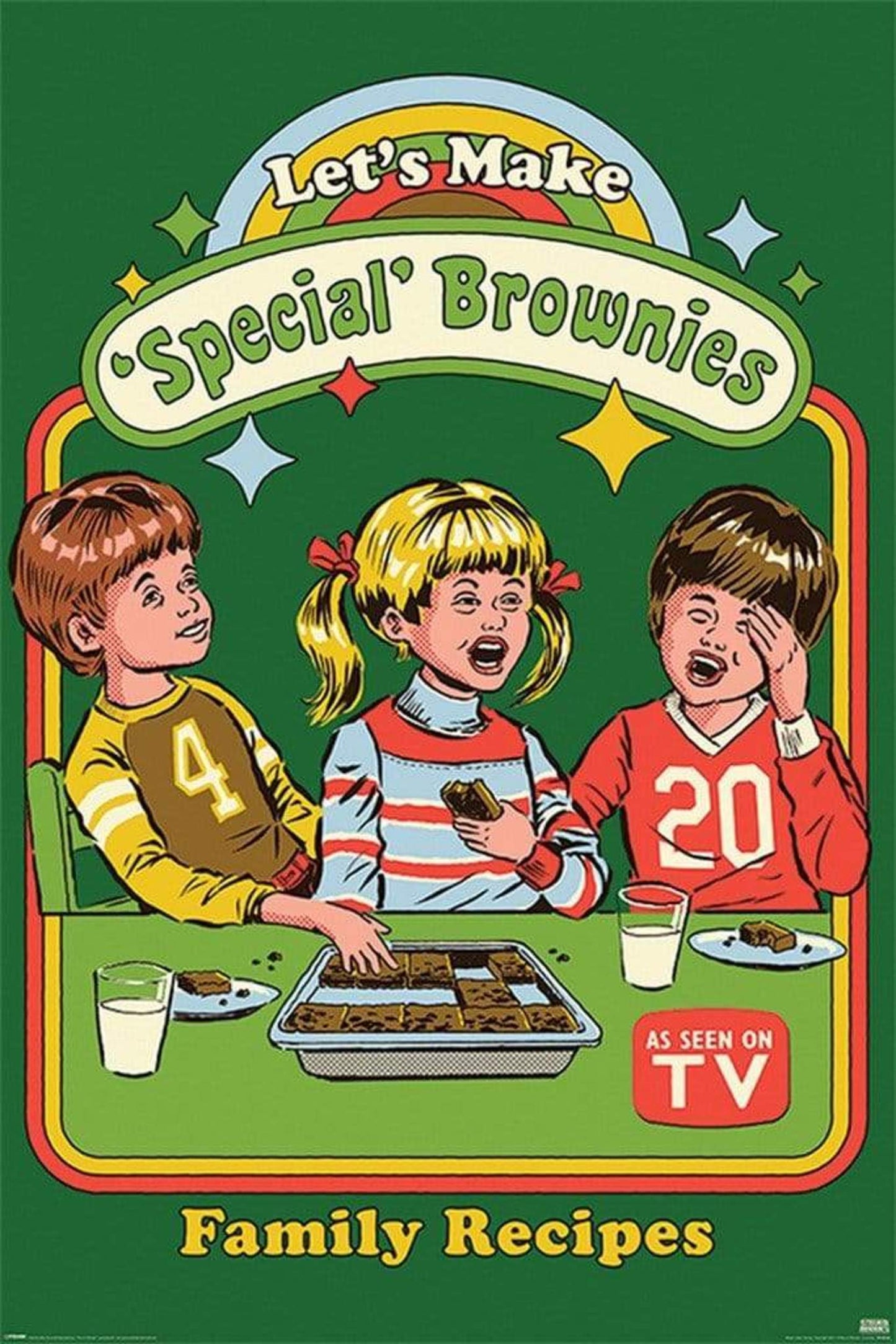 Poster Steven Rhodes - Lets Make Special Brownies 61x91,5cm