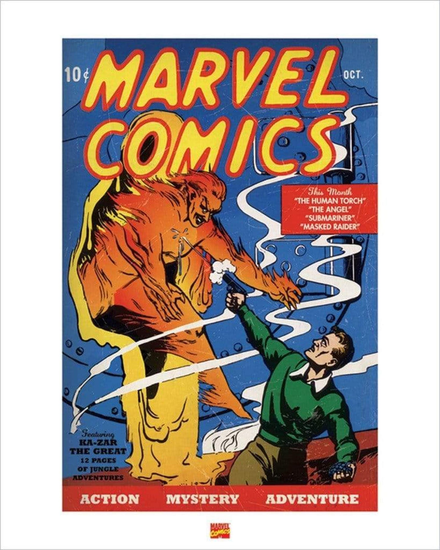 Kunstdruck Human Torch 40x50cm