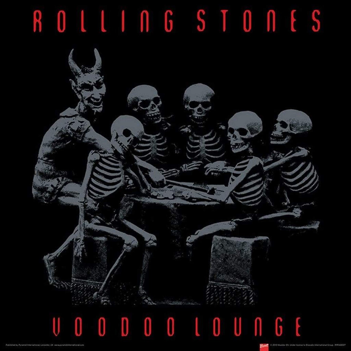 Kunstdruck The Rolling Stones - Voodoo Lounge 40x40cm