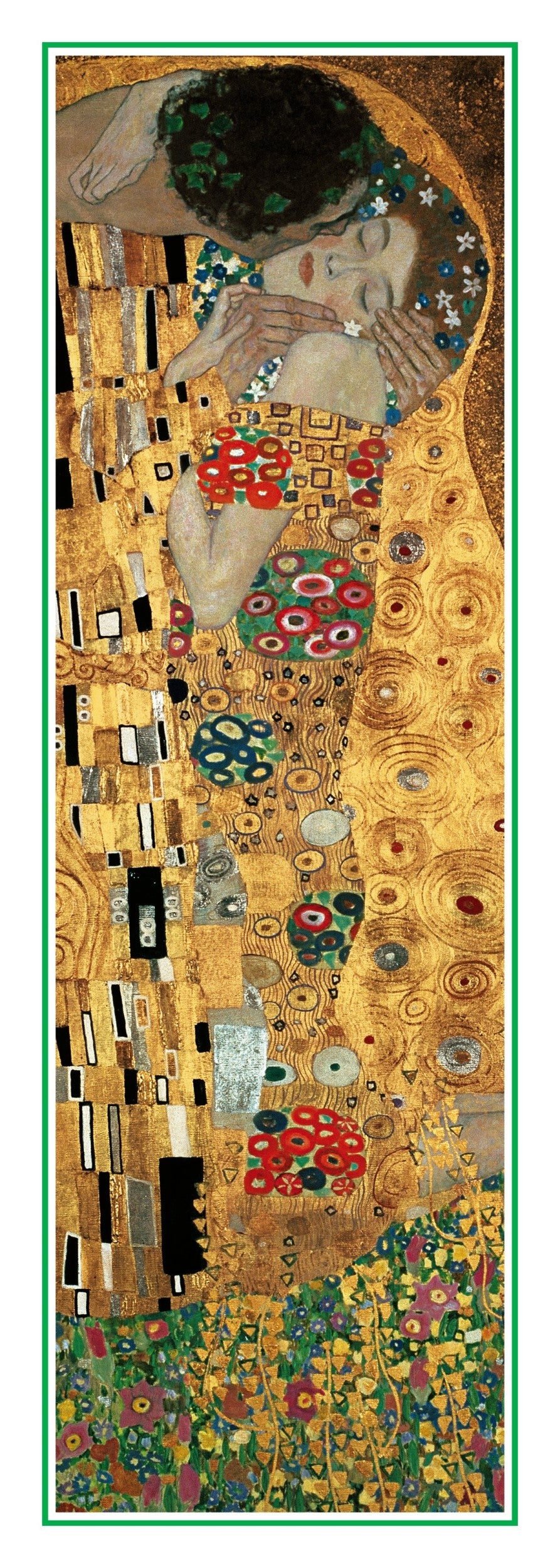 Kunstdruck Gustav Klimt - The Kiss 25x70cm