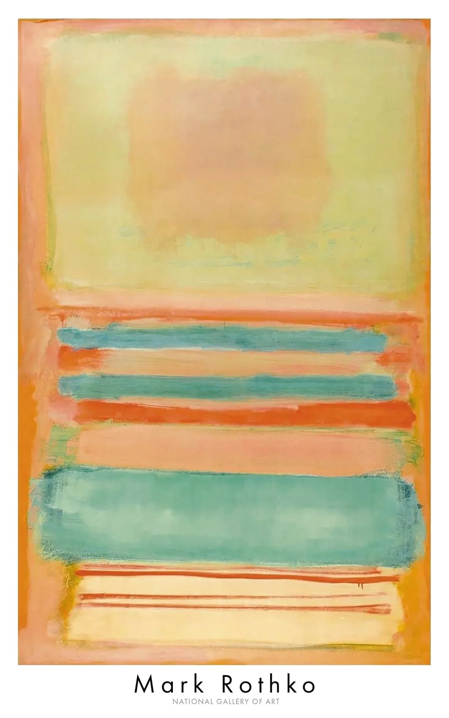 Kunstdruck Mark Rothko No. 7 / No. 11 1949 63.5x101,5cm