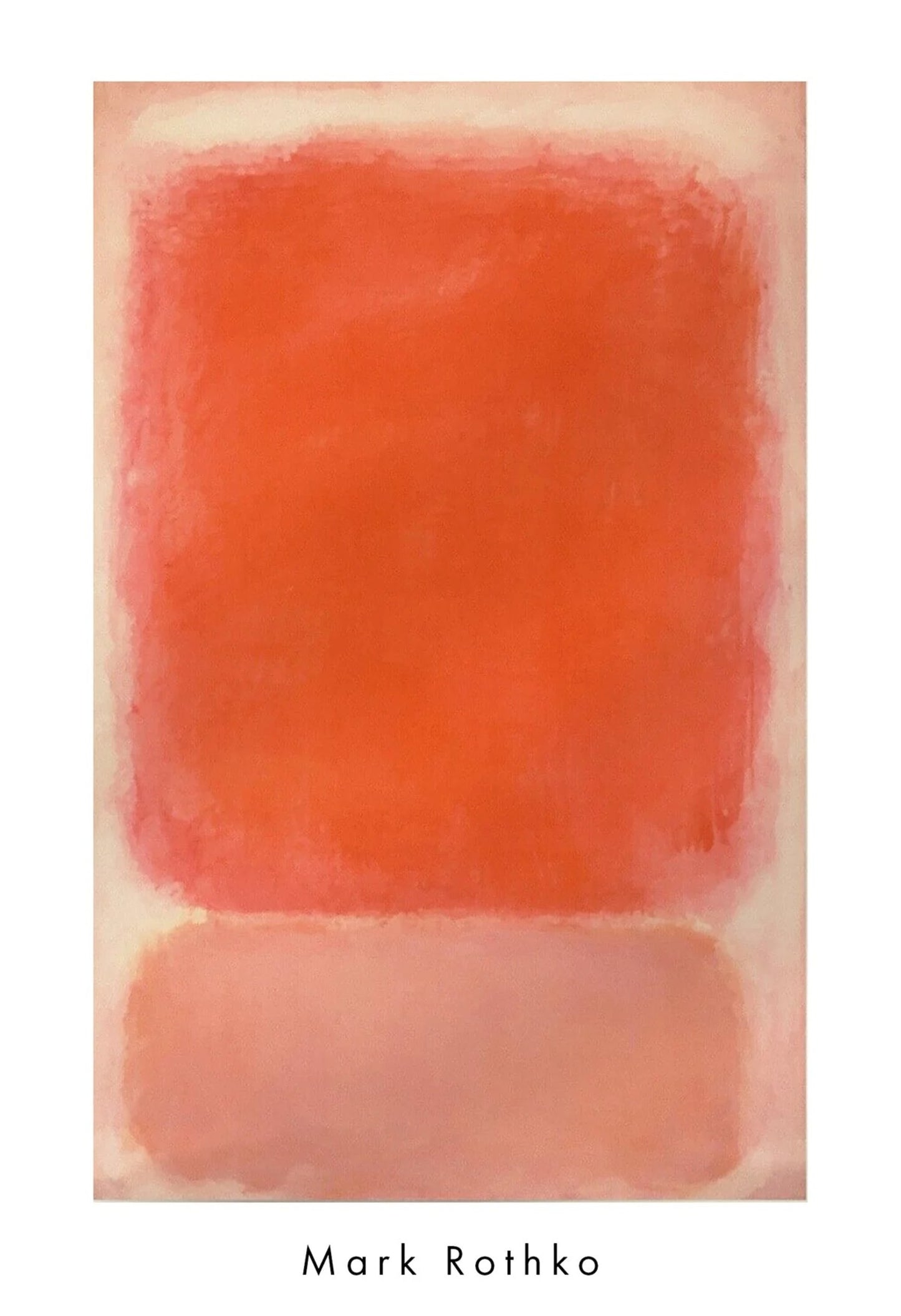 Kunstdruck Mark Rothko Red and Pink on Pink 1953 55.5x81,5cm