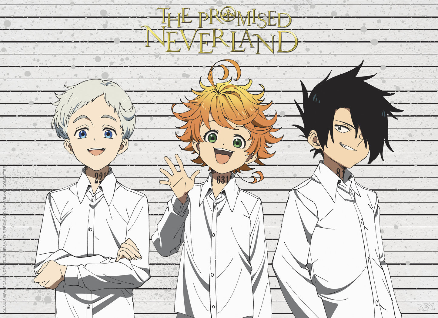 Poster The Promised Neverland - Mug shots 52x38cm