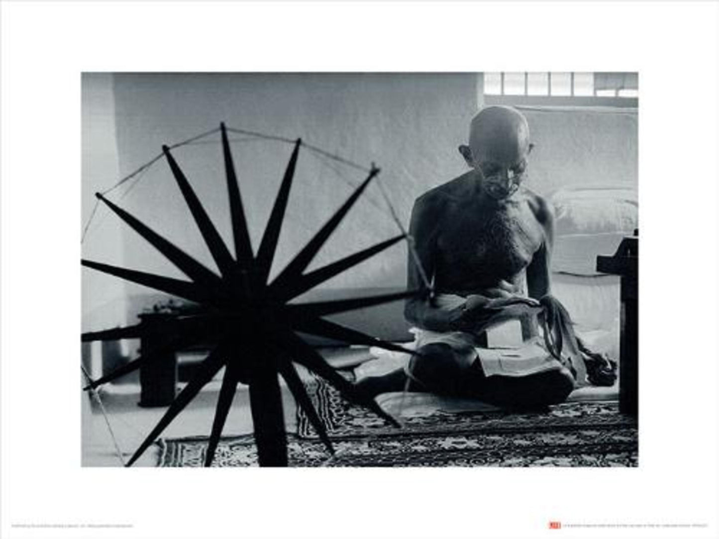 Kunstdruck Time Life - Gandhi 30x40cm