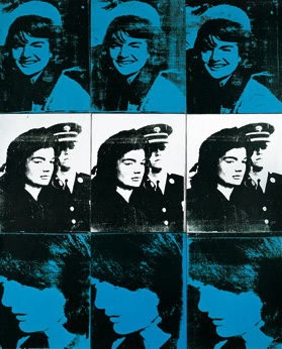 Kunstdruck Andy Warhol - Nine Jackies, 1964 68x87cm
