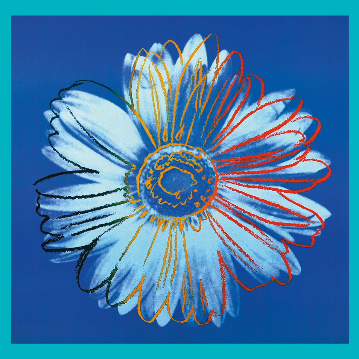 Kunstdruck - Andy Warhol - Daisy 1982 90x90cm