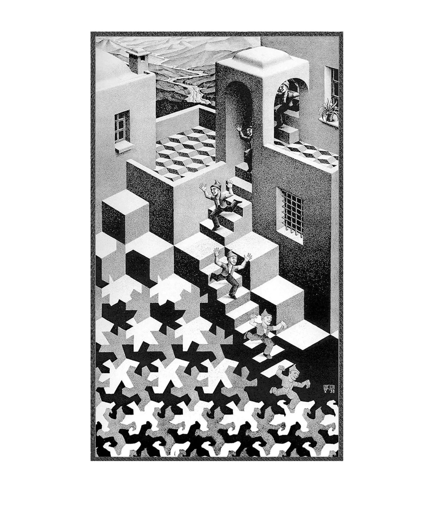 Kunstdruck M.C. Escher Kreislauf 55x65cm