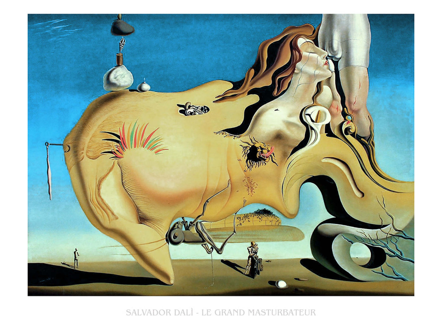 Kunstdruck Salvador Dali - Le Grand Masturbateur 80x60cm