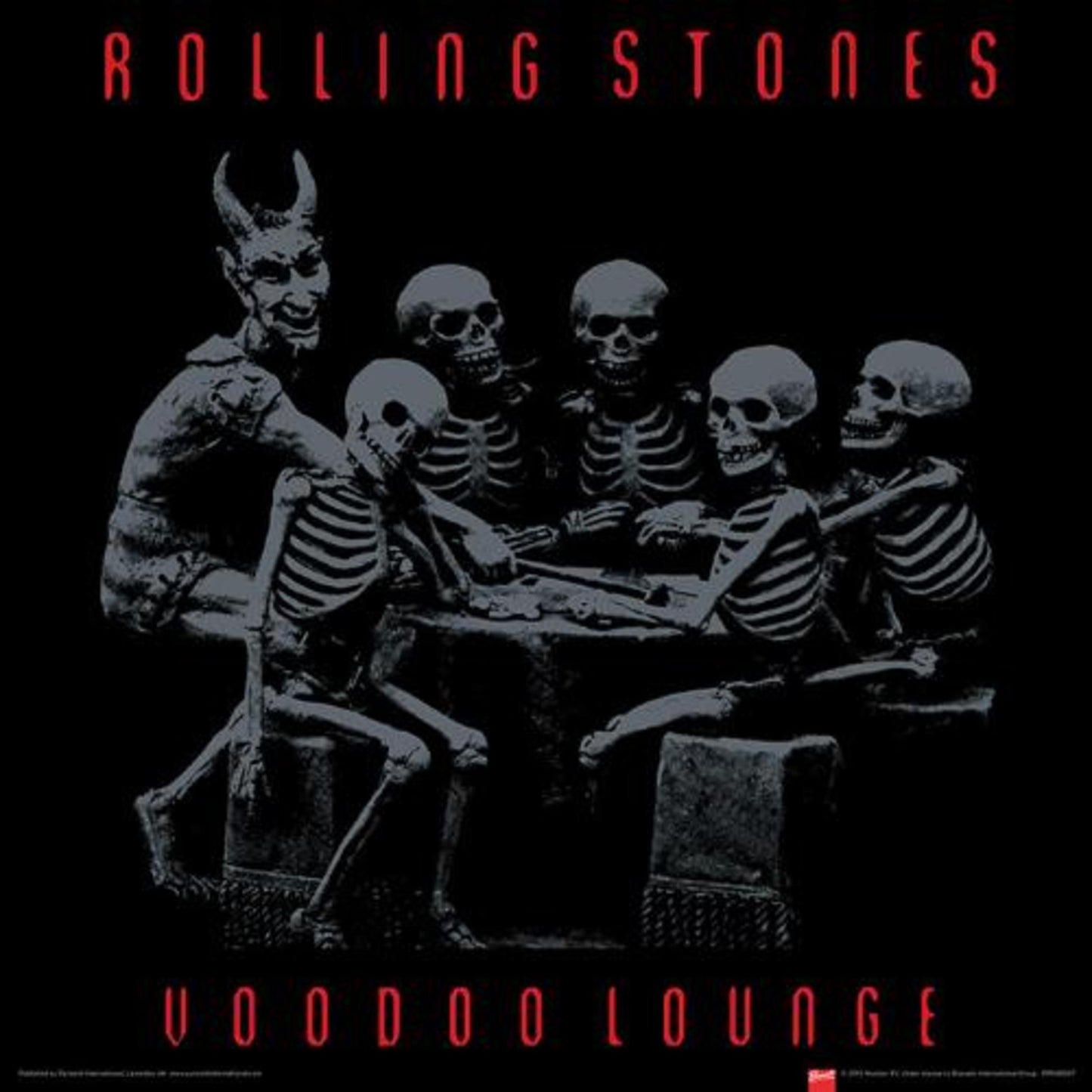 Kunstdruck The Rolling Stones - Voodoo Lounge 30x30cm