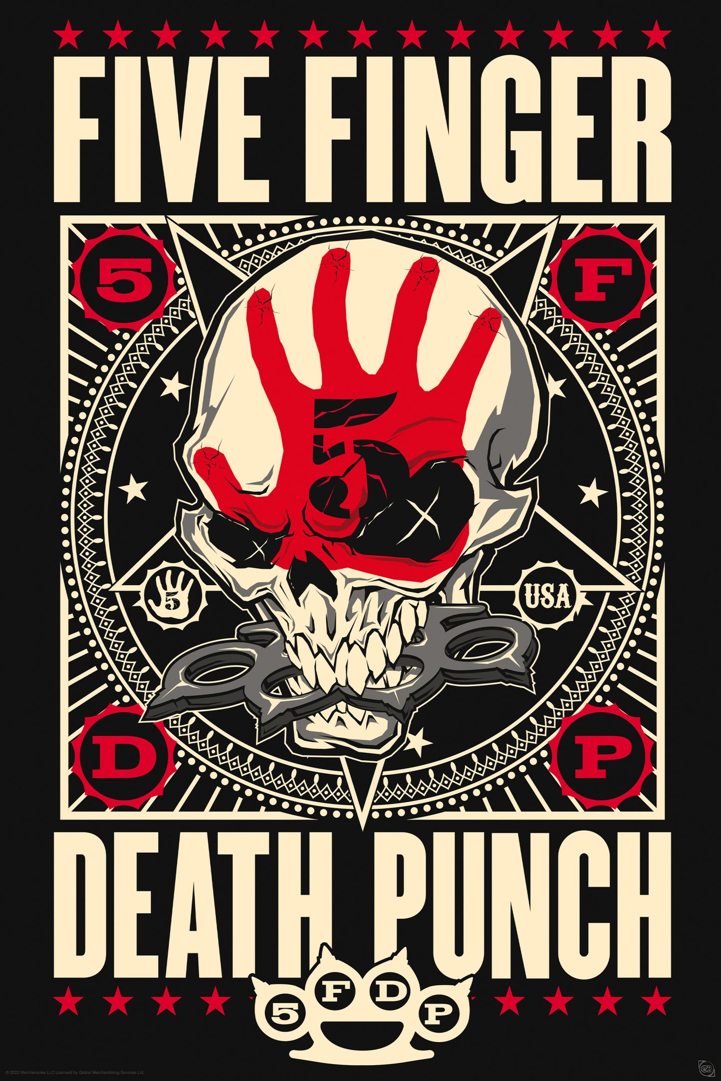 Poster Five Finger Death Punch Knucklehead 61x91,5cm