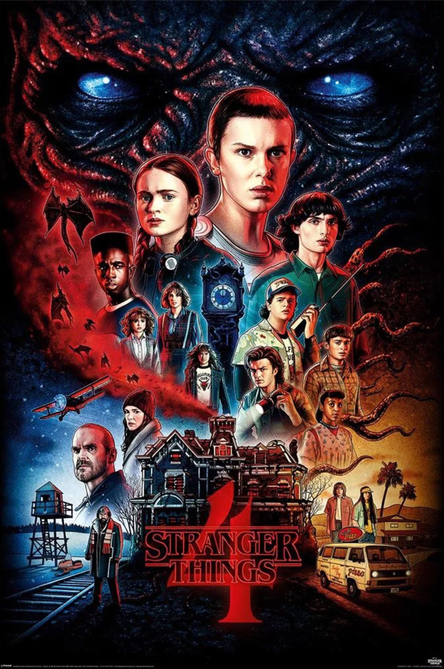 Poster Stranger Things Season 4 Vecna 61x91,5cm