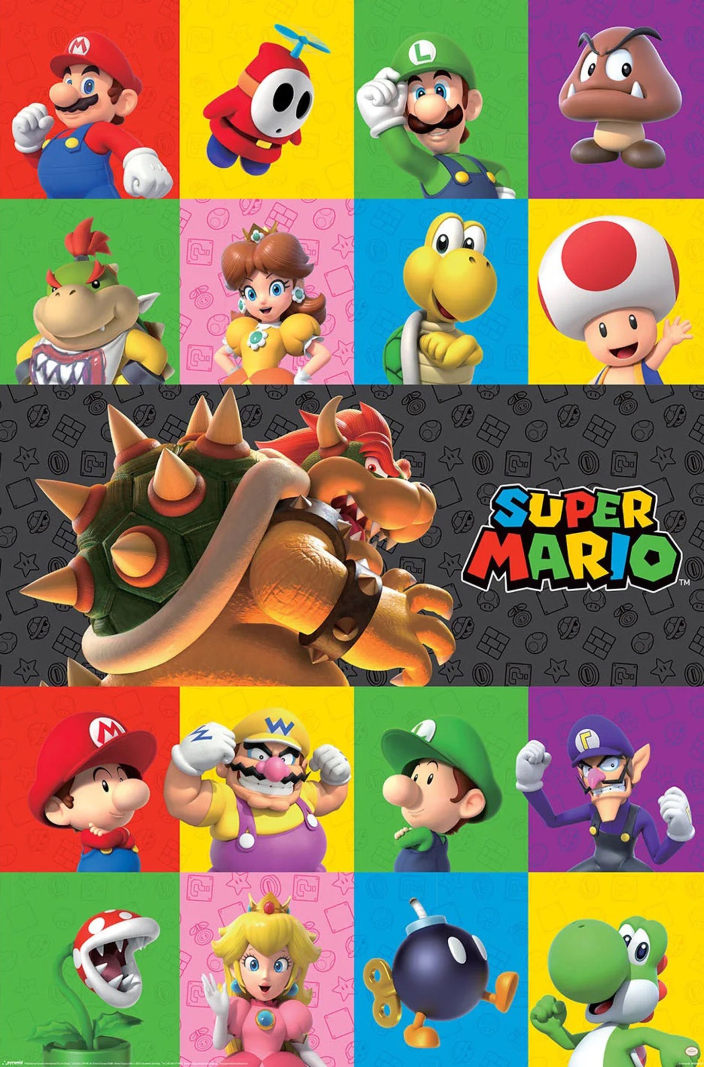 Poster Super Mario Characters 61x91,5cm