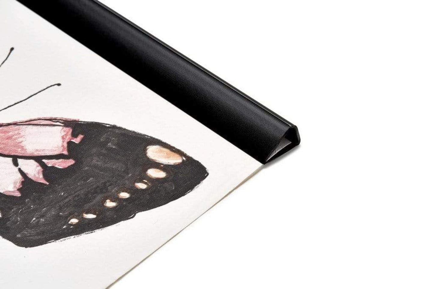 Posterhänger 40cm Schwarz - Posterleiste mit Aufhängauge