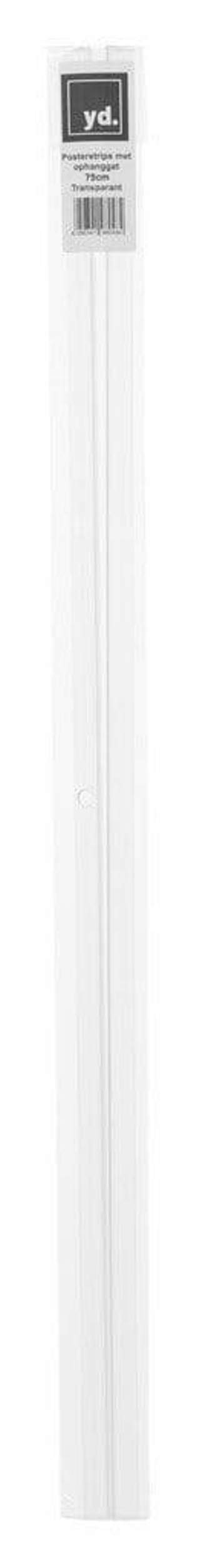 Posterhänger 75cm Transparent - Posterleiste mit Aufhängeloch