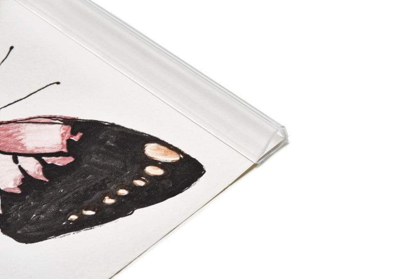 Posterhänger 90cm Transparent - Posterleiste mit Aufhängauge