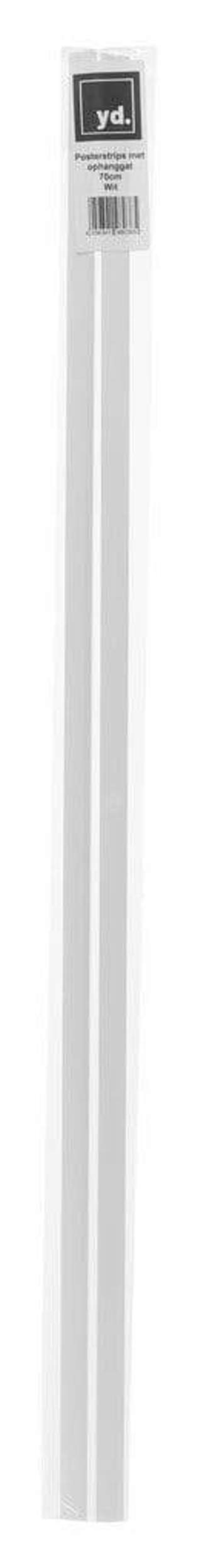 Posterhänger 70cm Weiß - Posterleiste mit Aufhängeloch