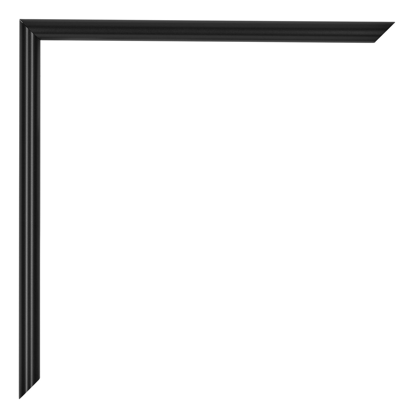 Posterrahmen 61x91,5cm Schwarz Matt Kunststoff Paris
