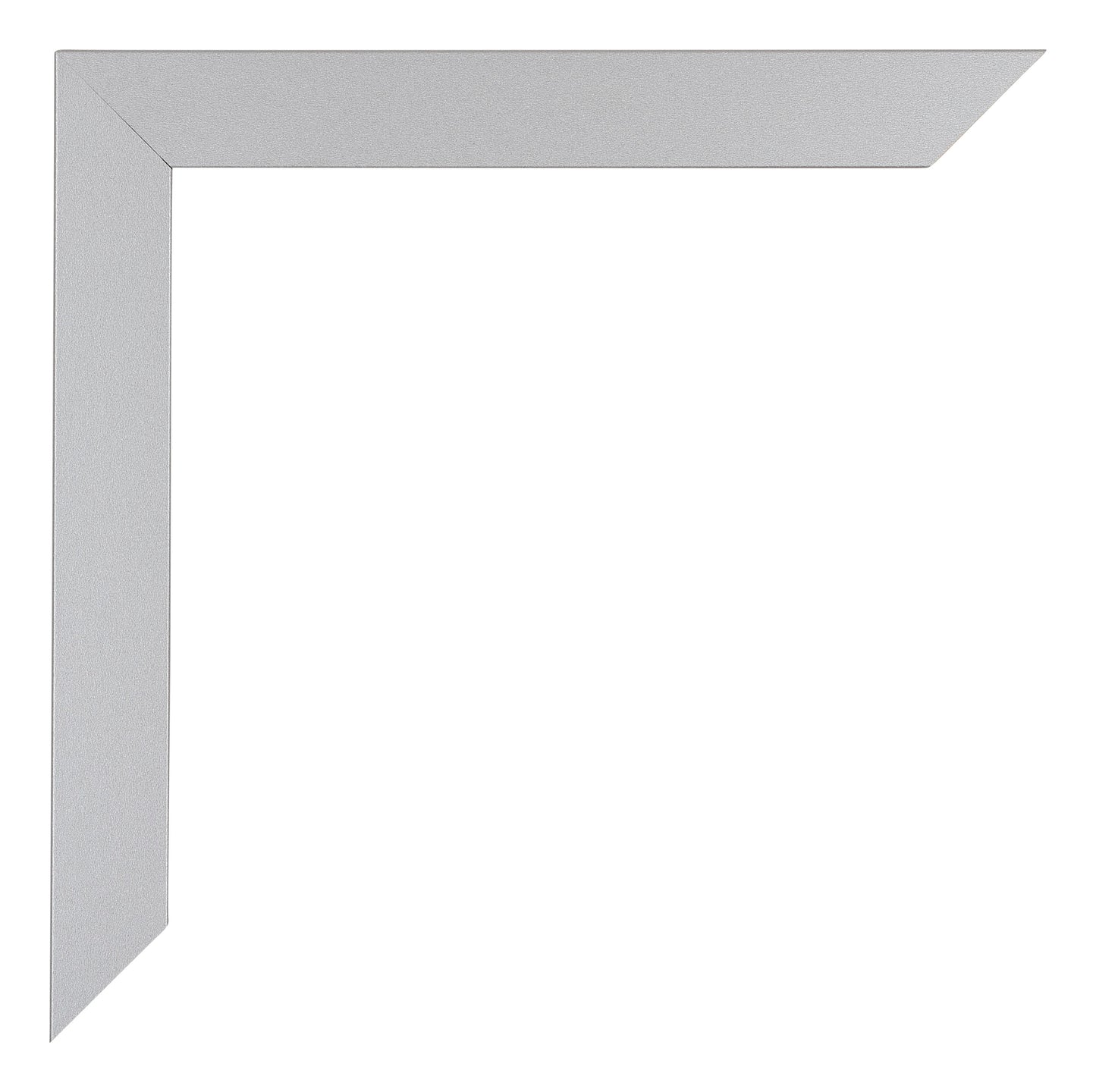 Posterrahmen 40x40cm Silber Matt MDF Parma