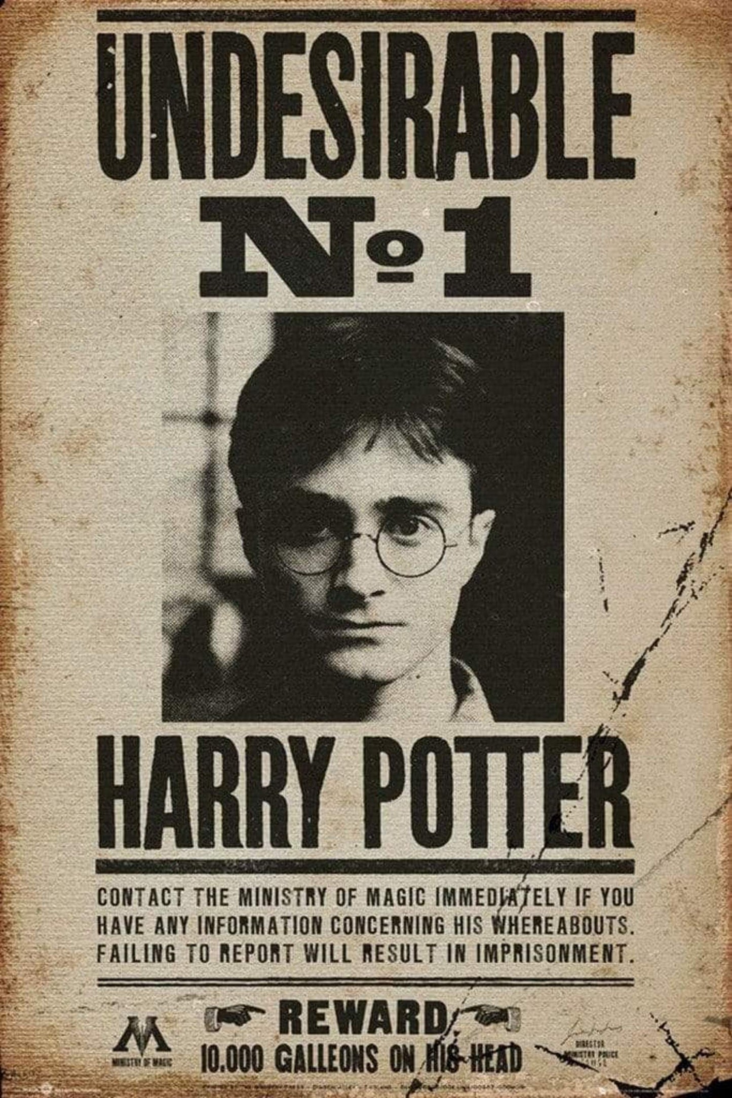 Poster Harry Potter - Undesirable No 1 61x91,5cm