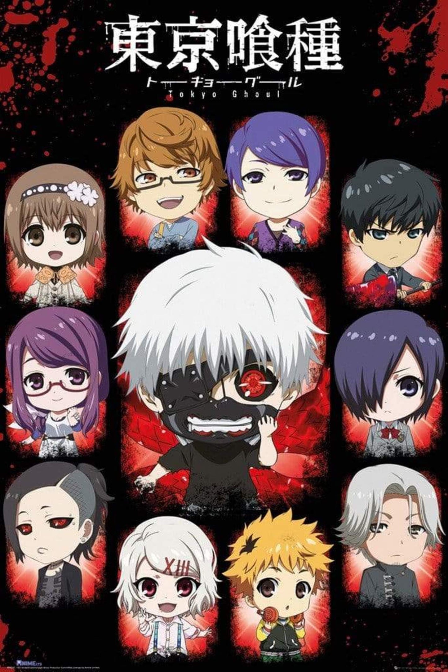 Poster Tokyo Ghoul Chibi Characters 61x91,5cm