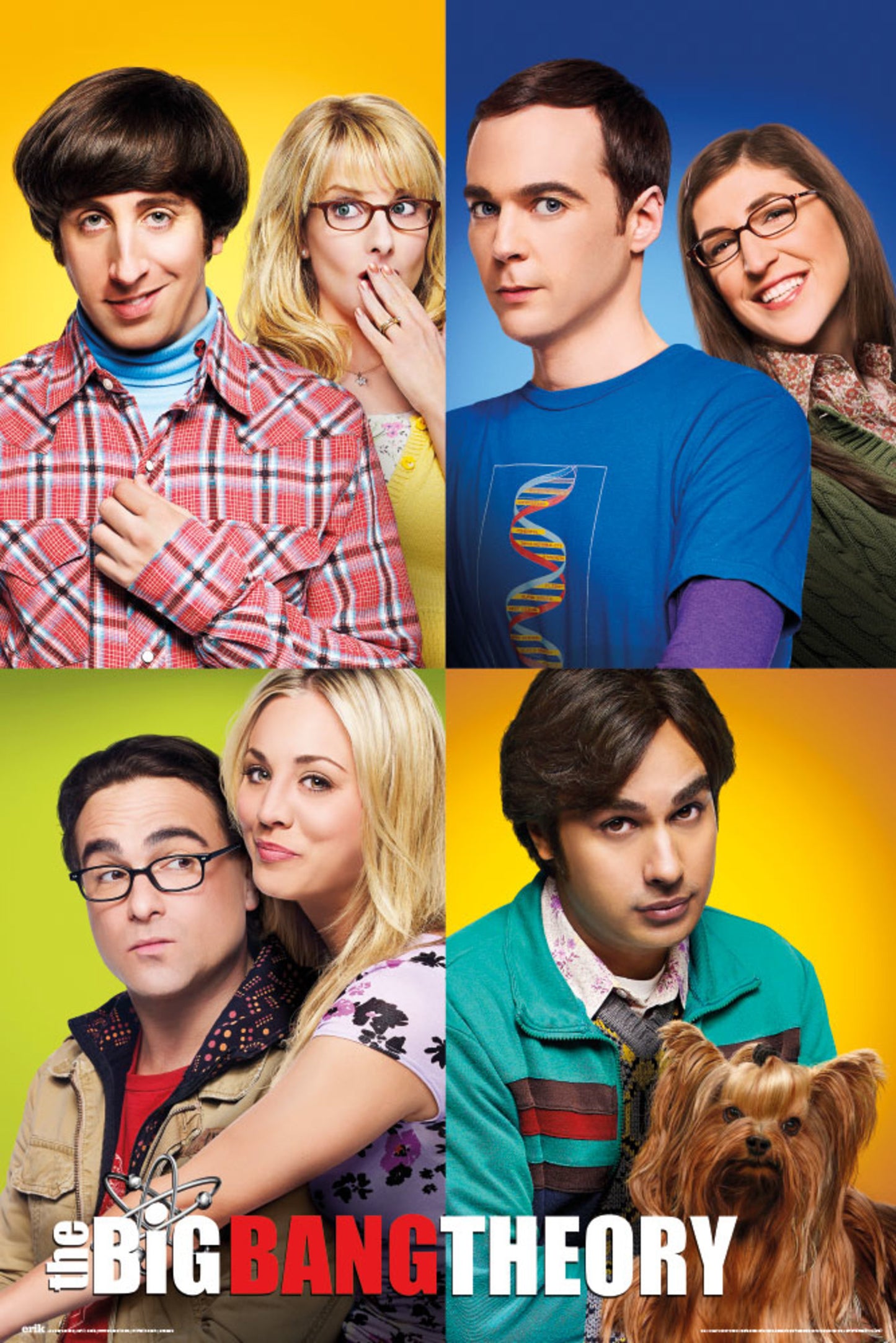 Poster The Big Bang Theory - Mosaico 61x91,5cm
