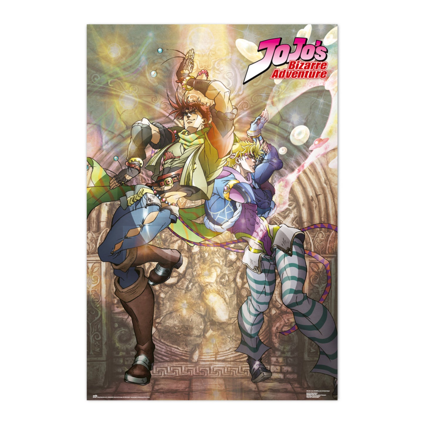 Poster Jojo's Bizarre Adventure - Joseph Joestar & Caesar Zeppeli 61x91,5cm