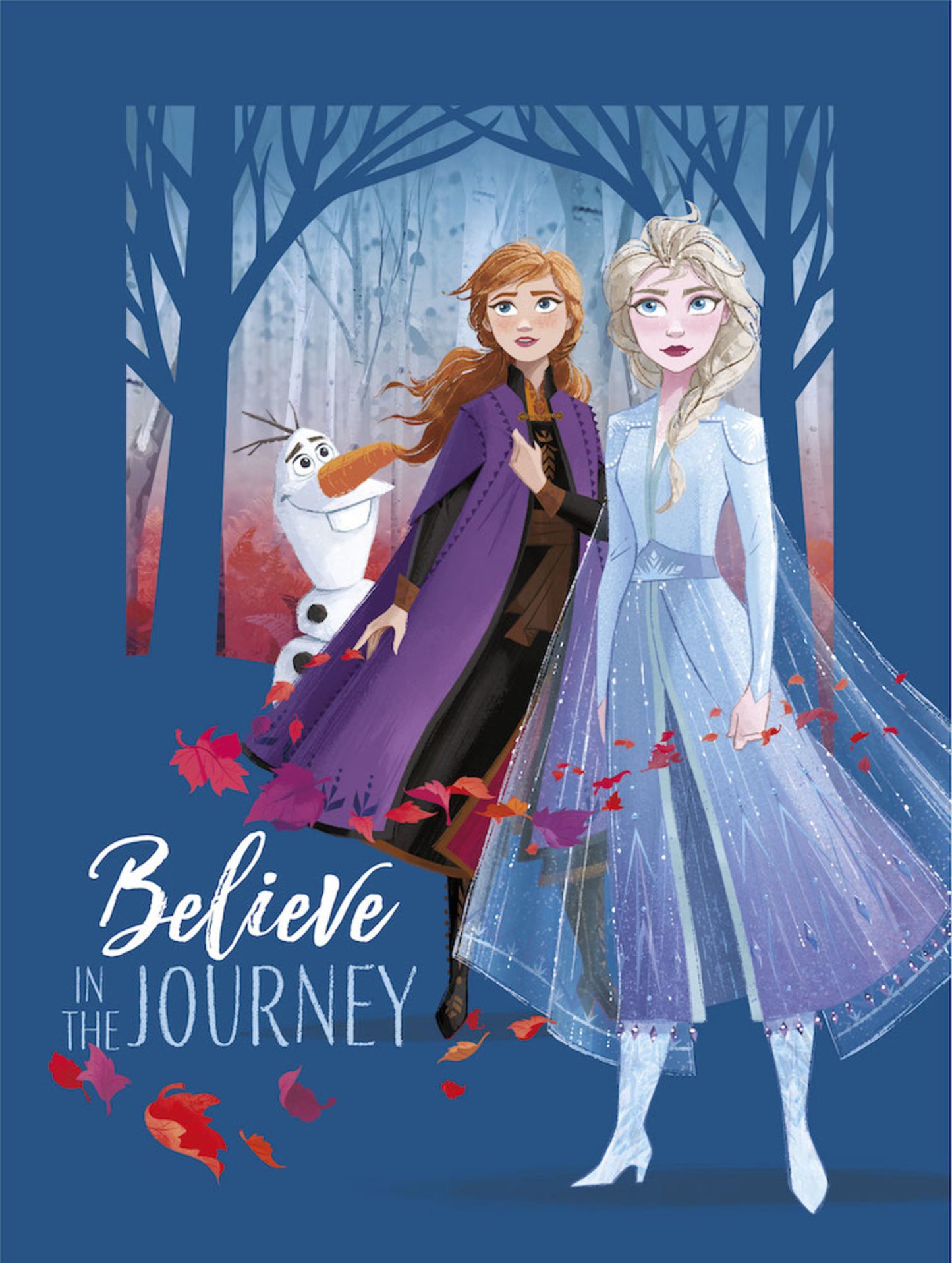 Kunstdruck Frozen Believe in the Journey 30x40cm