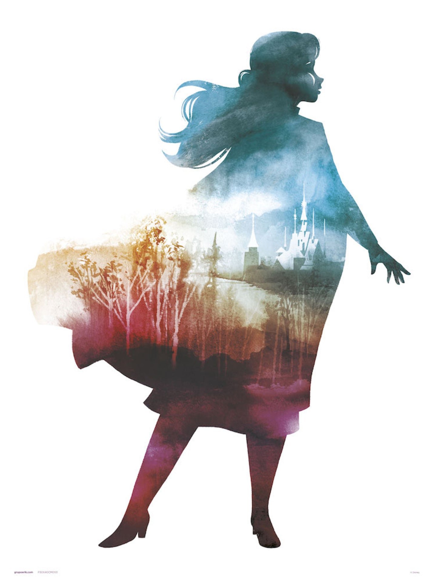 Kunstdruck Frozen - II Anna 30x40cm