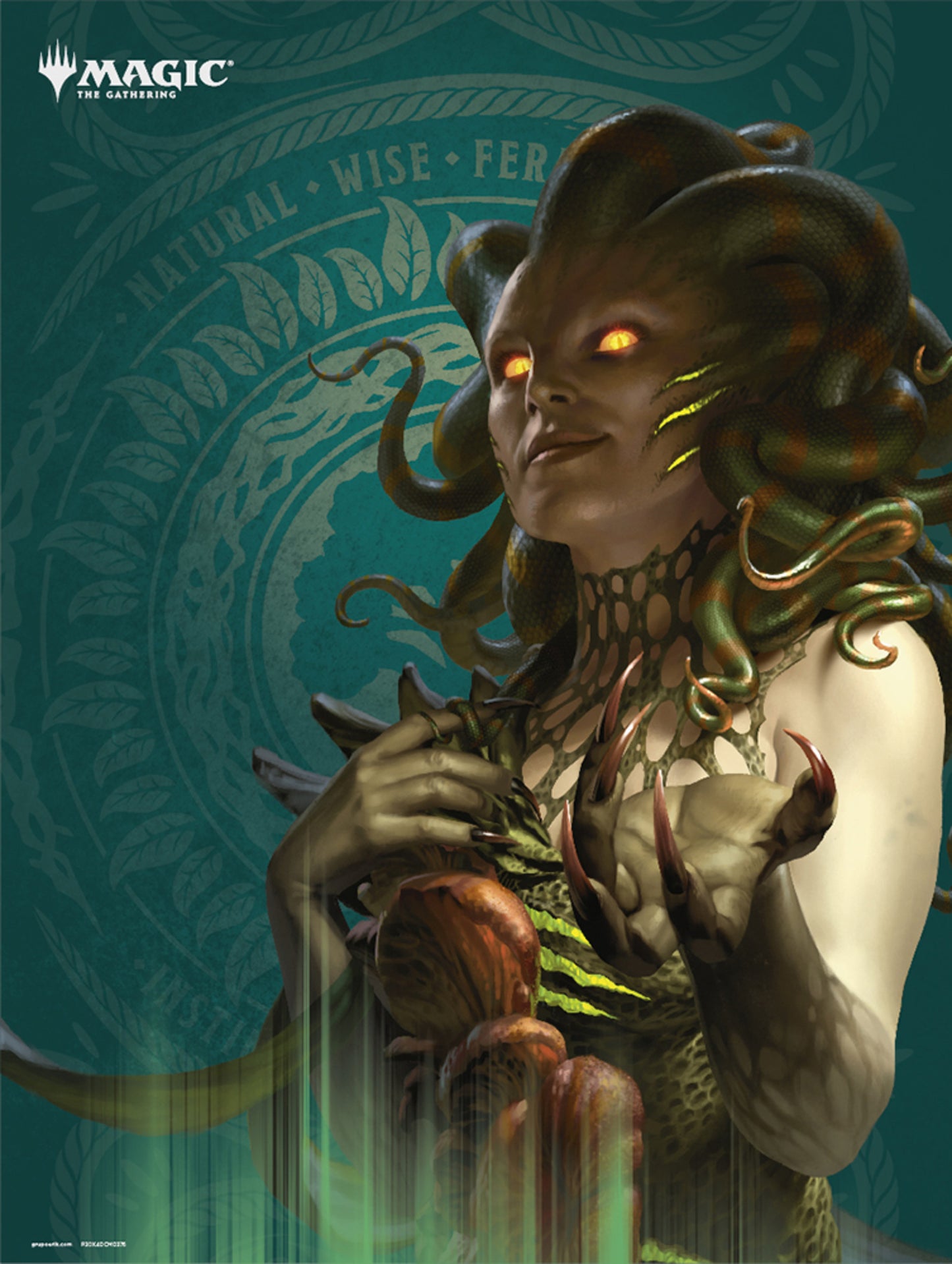 Kunstdruck Magic The Gathering - Vraska 30x40cm