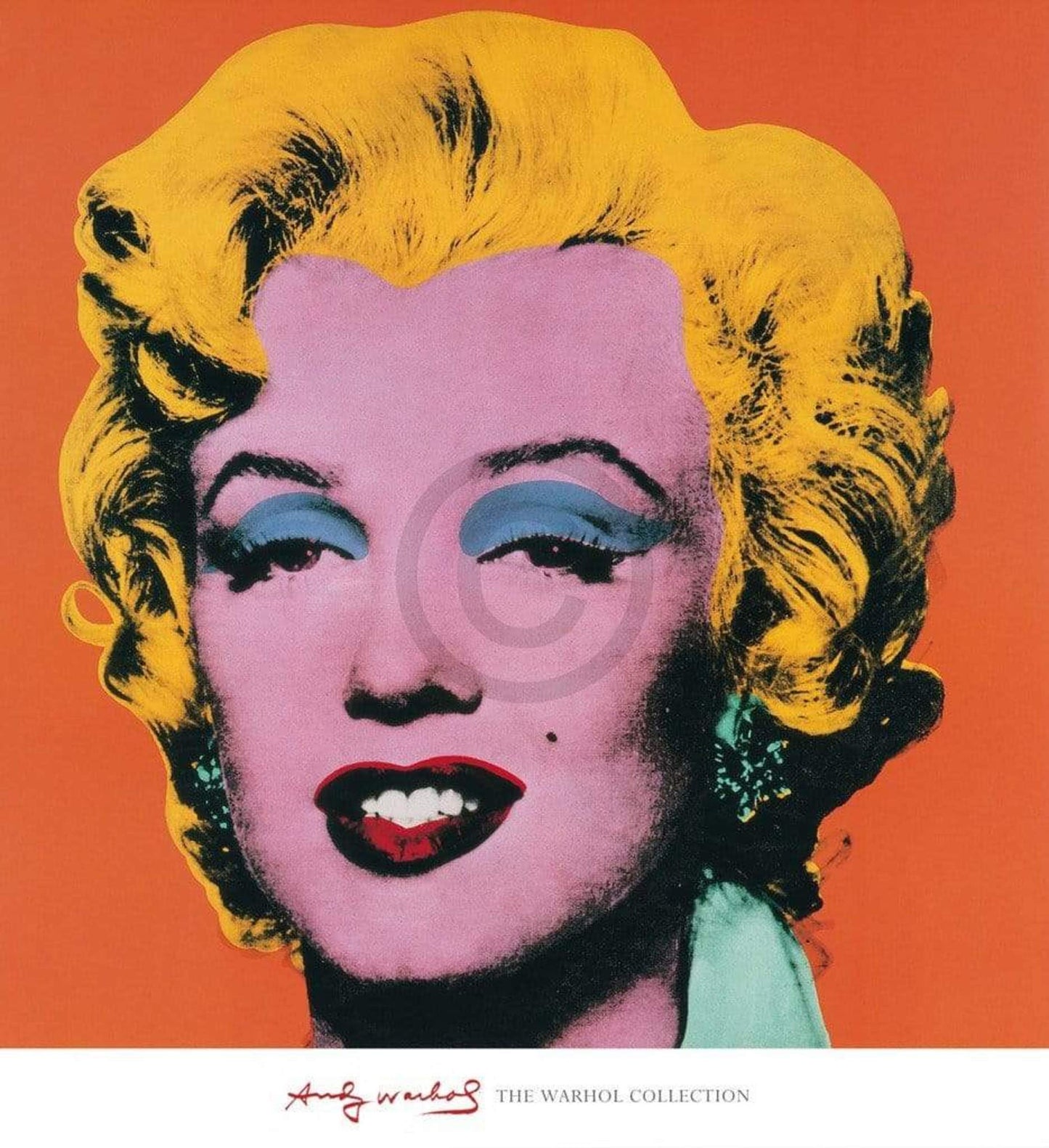 Kunstdruck Andy Warhol - Shot Orange Marilyn 65x71cm