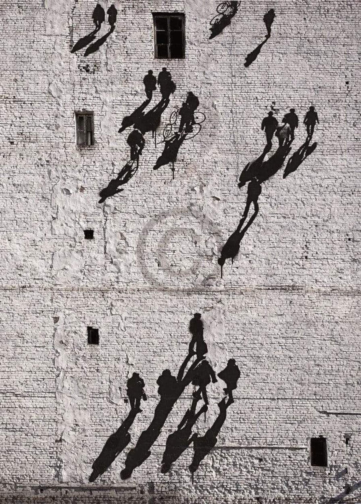 Kunstdruck Edition Street - Walking the Wall 50x70cm