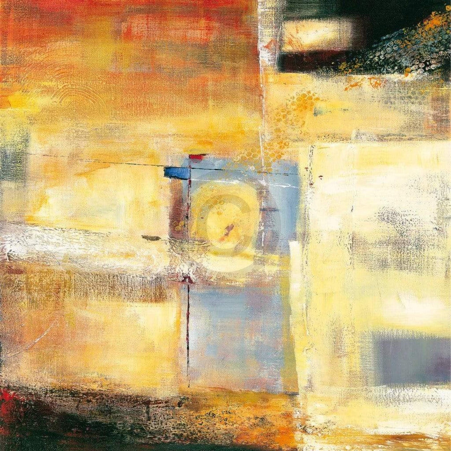 Kunstdruck Bea Danckaert - Colorfield I 98x98cm