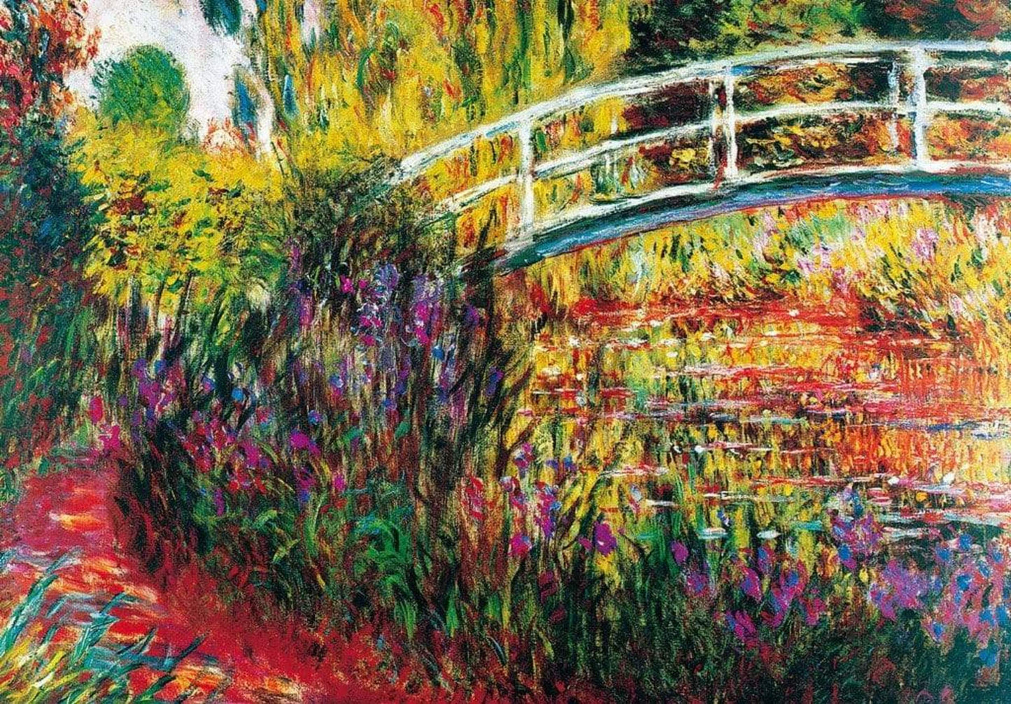 Kunstdruck Claude Monet - Le Pont Japonais 100x70cm