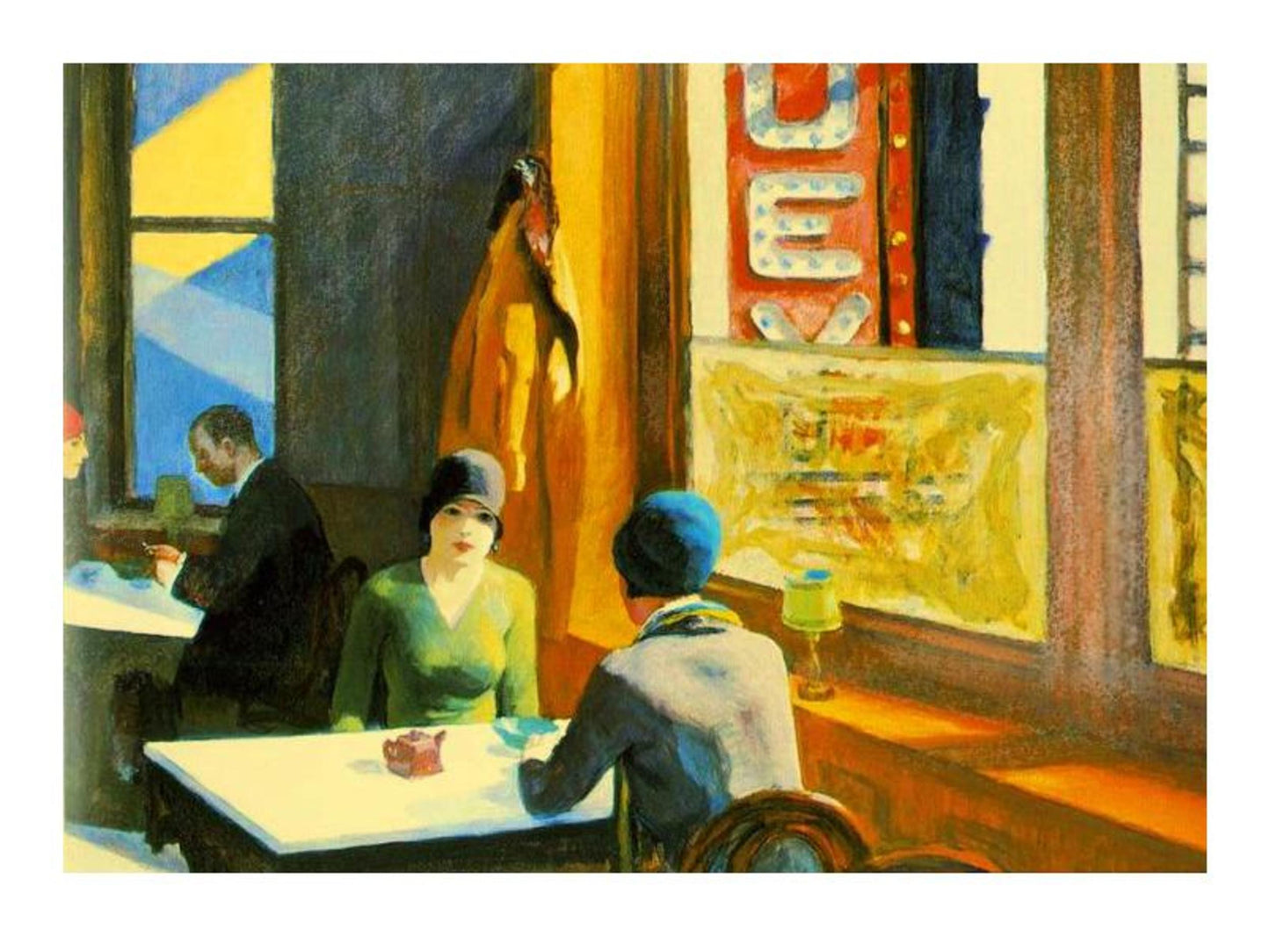 Kunstdruck Edward Hopper Chop Suey 1929 40x30cm