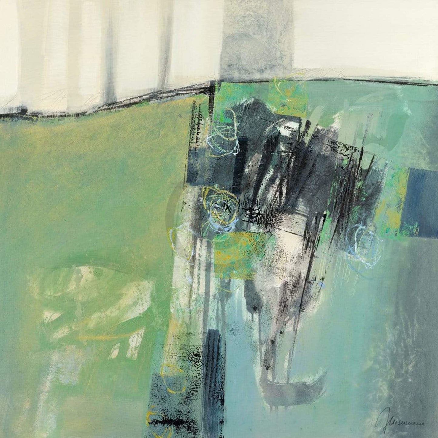 Kunstdruck Francesco Cusumano - Prato I 70x70cm