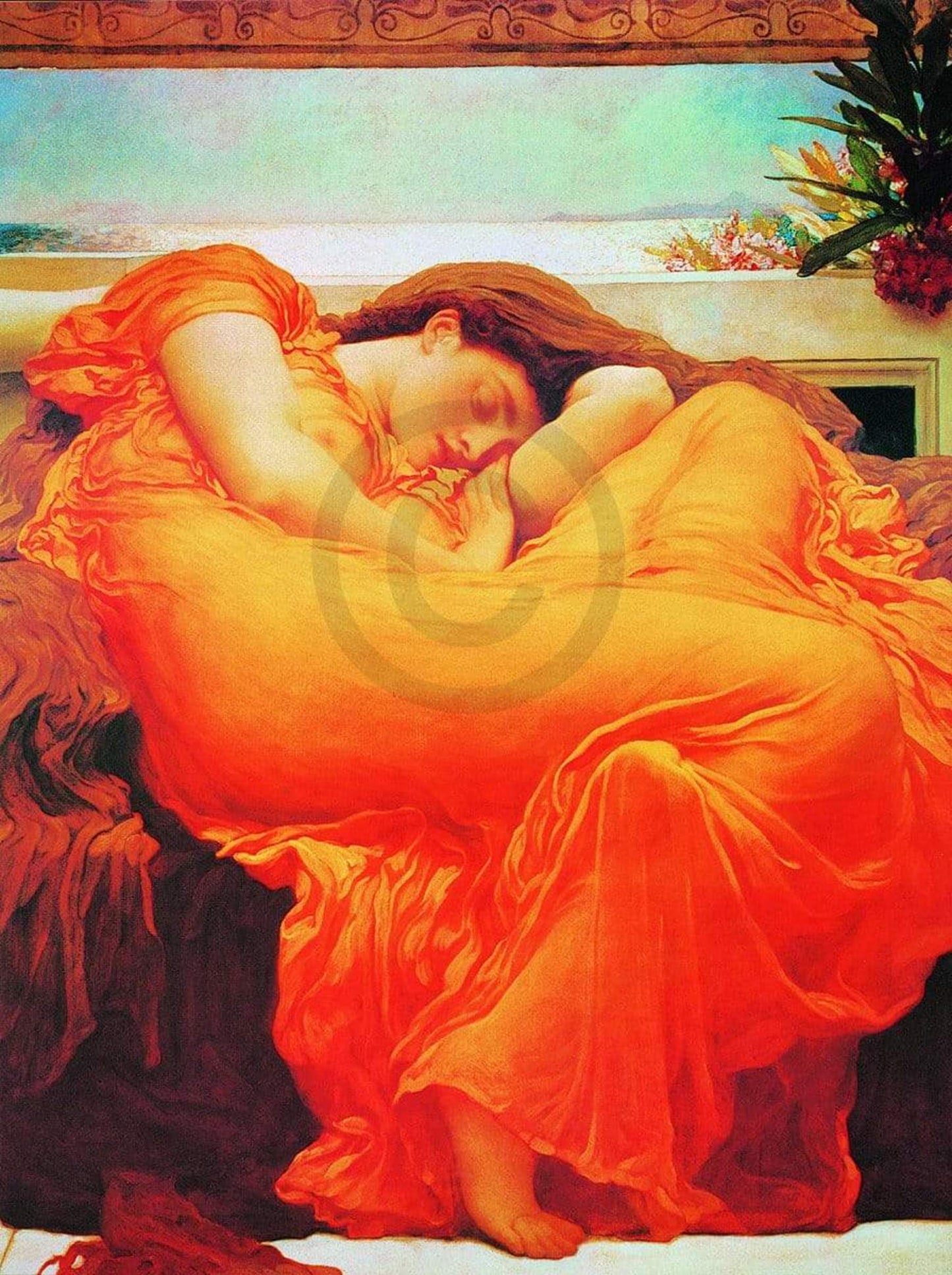 Kunstdruck Lord Frederick Leighton - Flaming June 60x80cm