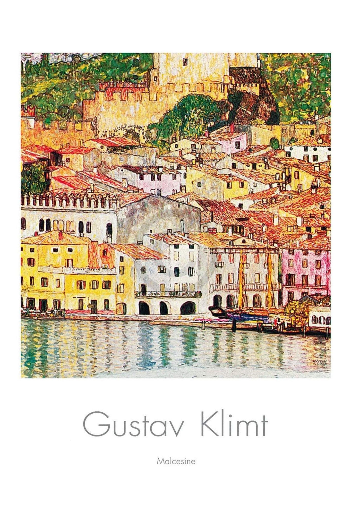 Kunstdruck Gustav Klimt - Malcesine 70x100cm
