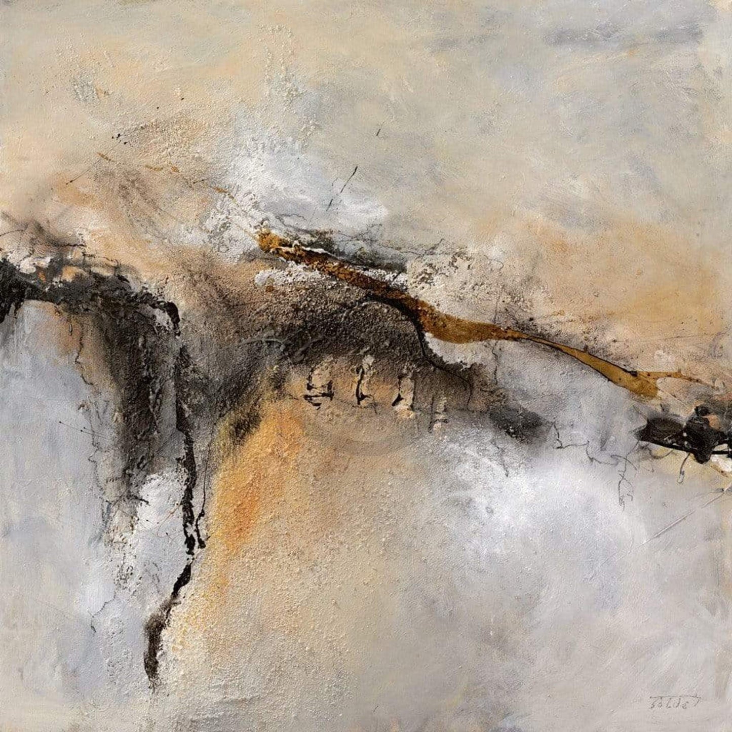 Kunstdruck Isolde Folger - Terra V 70x70cm