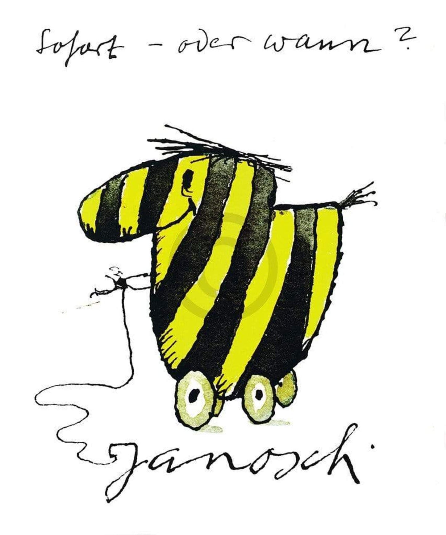 Kunstdruck Janosch - Tigerente sofort 48x58cm