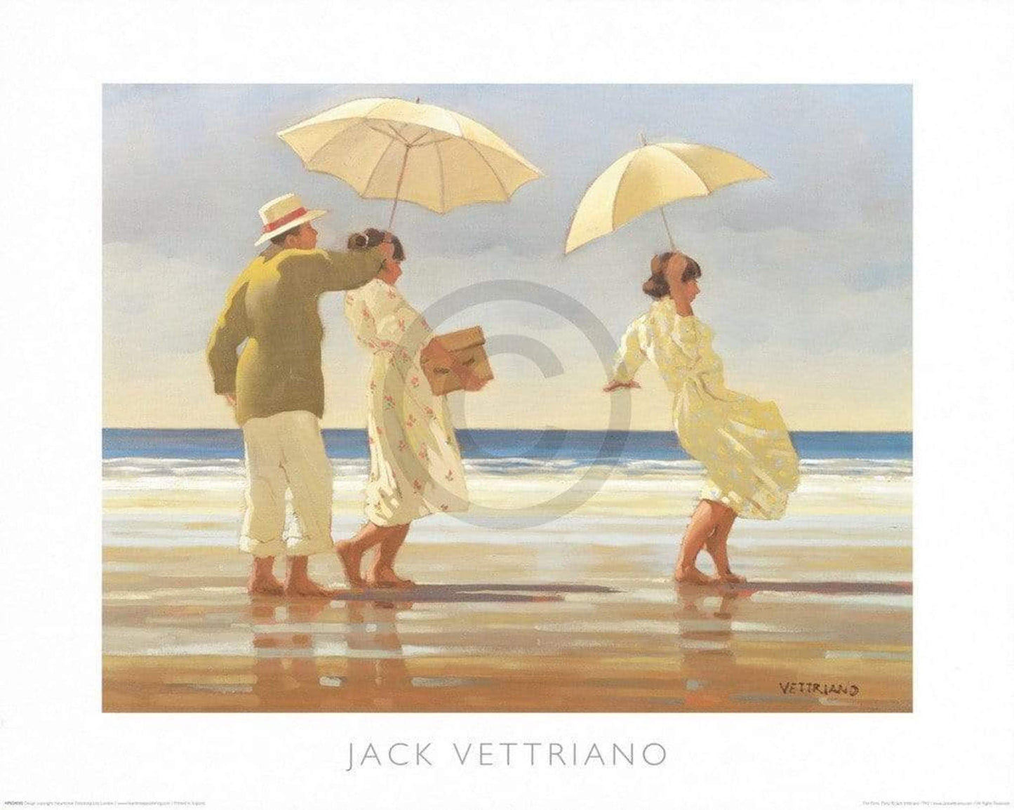 Kunstdruck Jack Vettriano - The Picnic Party 50x40cm