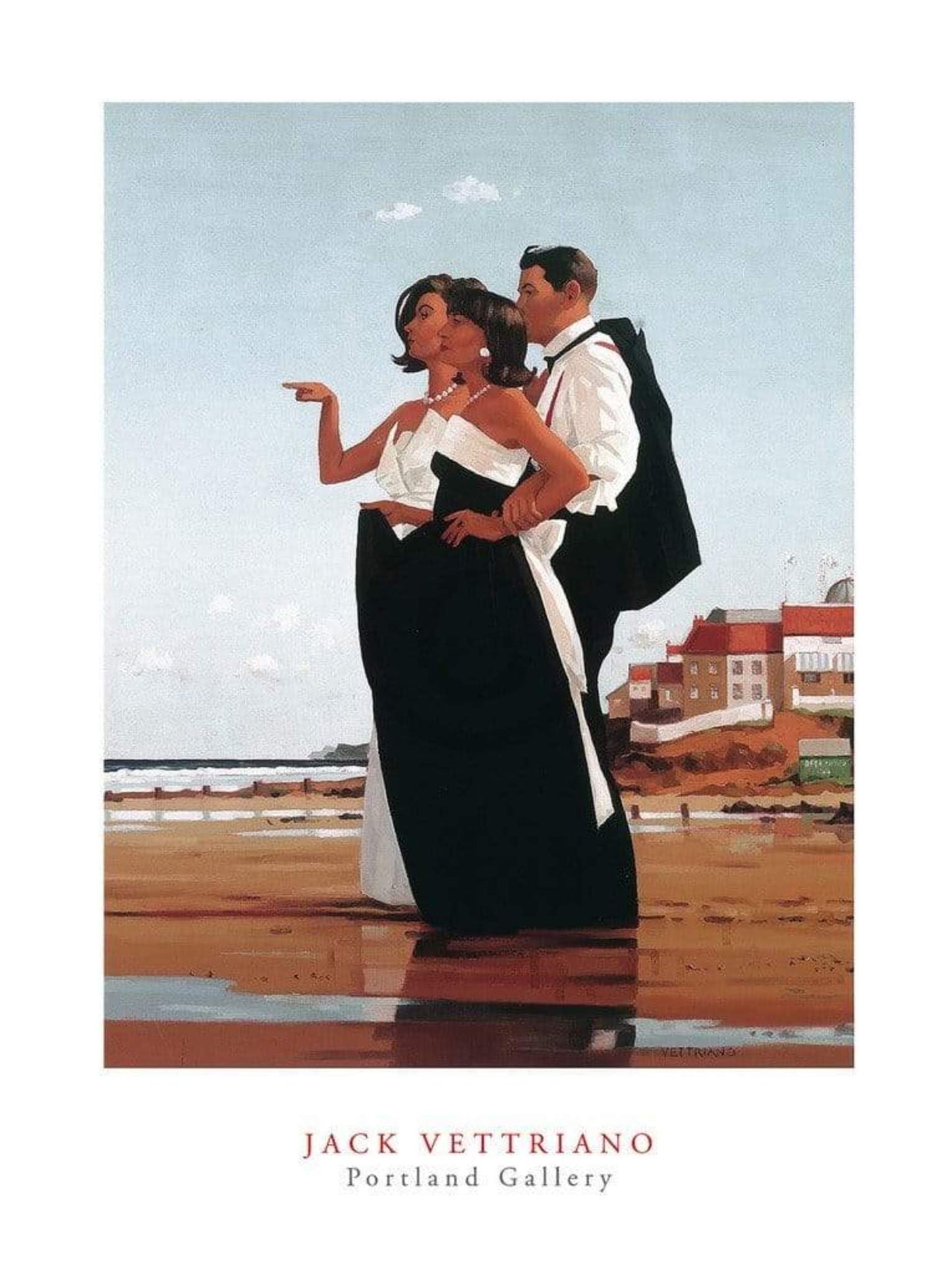 Kunstdruck Jack Vettriano - The Missing Man II 40x50cm