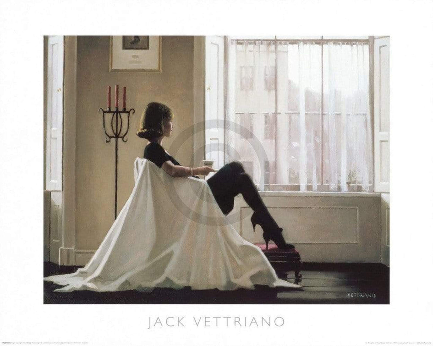Kunstdruck Jack Vettriano - In Thoughts of You 50x40cm