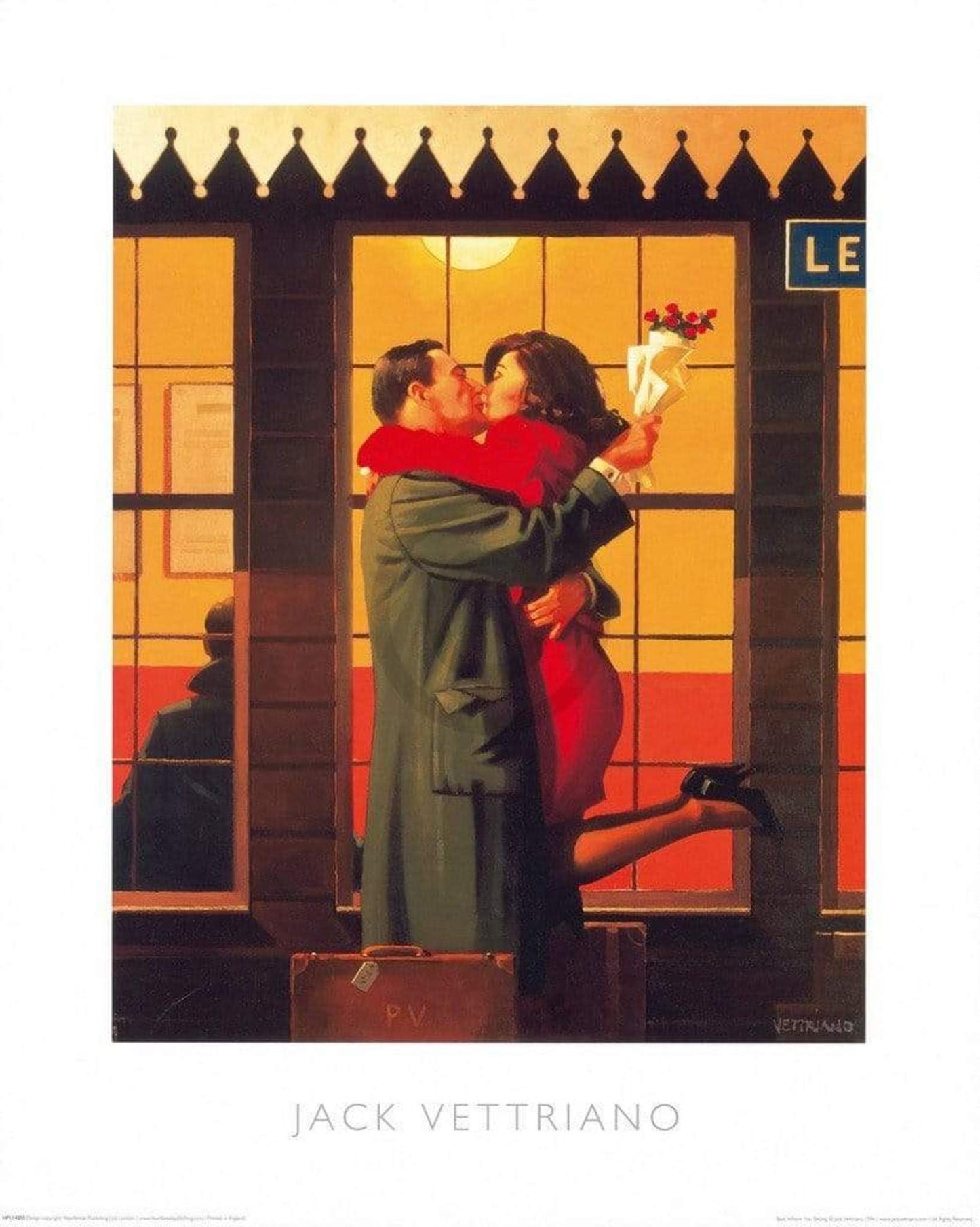 Kunstdruck Jack Vettriano - Back Where You Belong 60x80cm