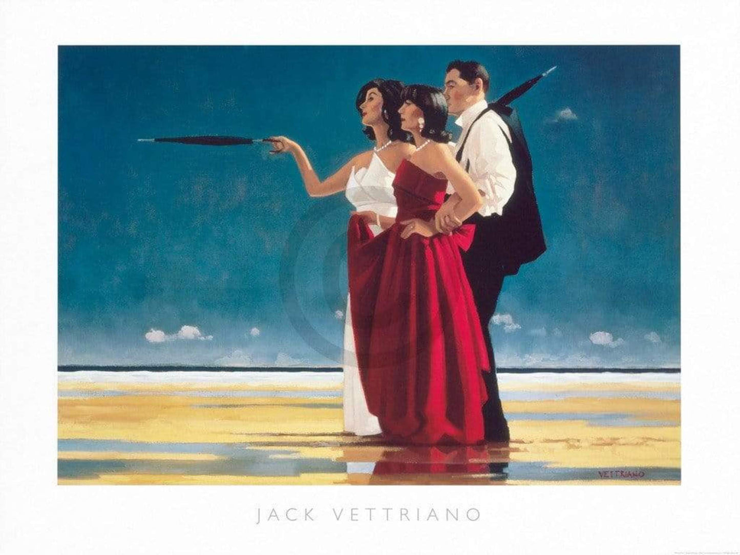 Kunstdruck Jack Vettriano - The Missing Man I 80x60cm
